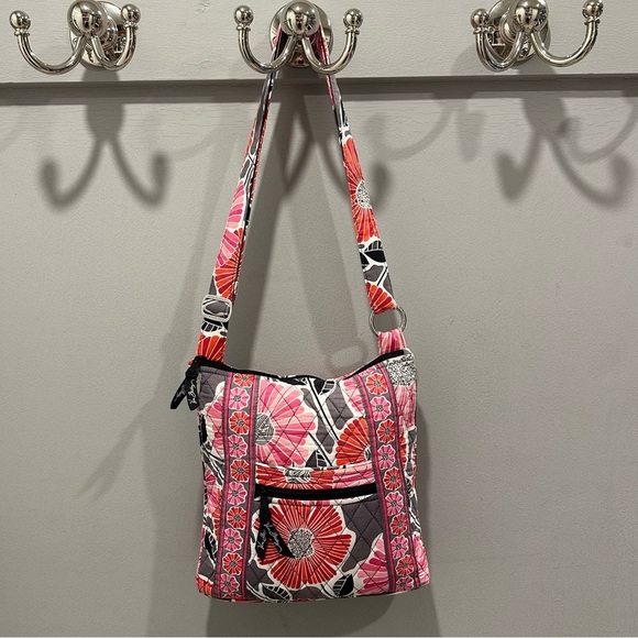 Vera Bradley Cheery Blossoms Hipster Crossbody Bag - Picture 1 of 8